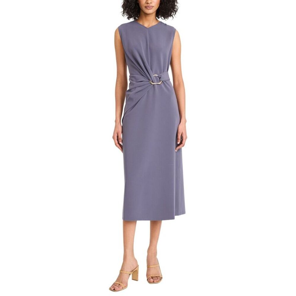 Luxely Womens  Midi Dress, Grey
